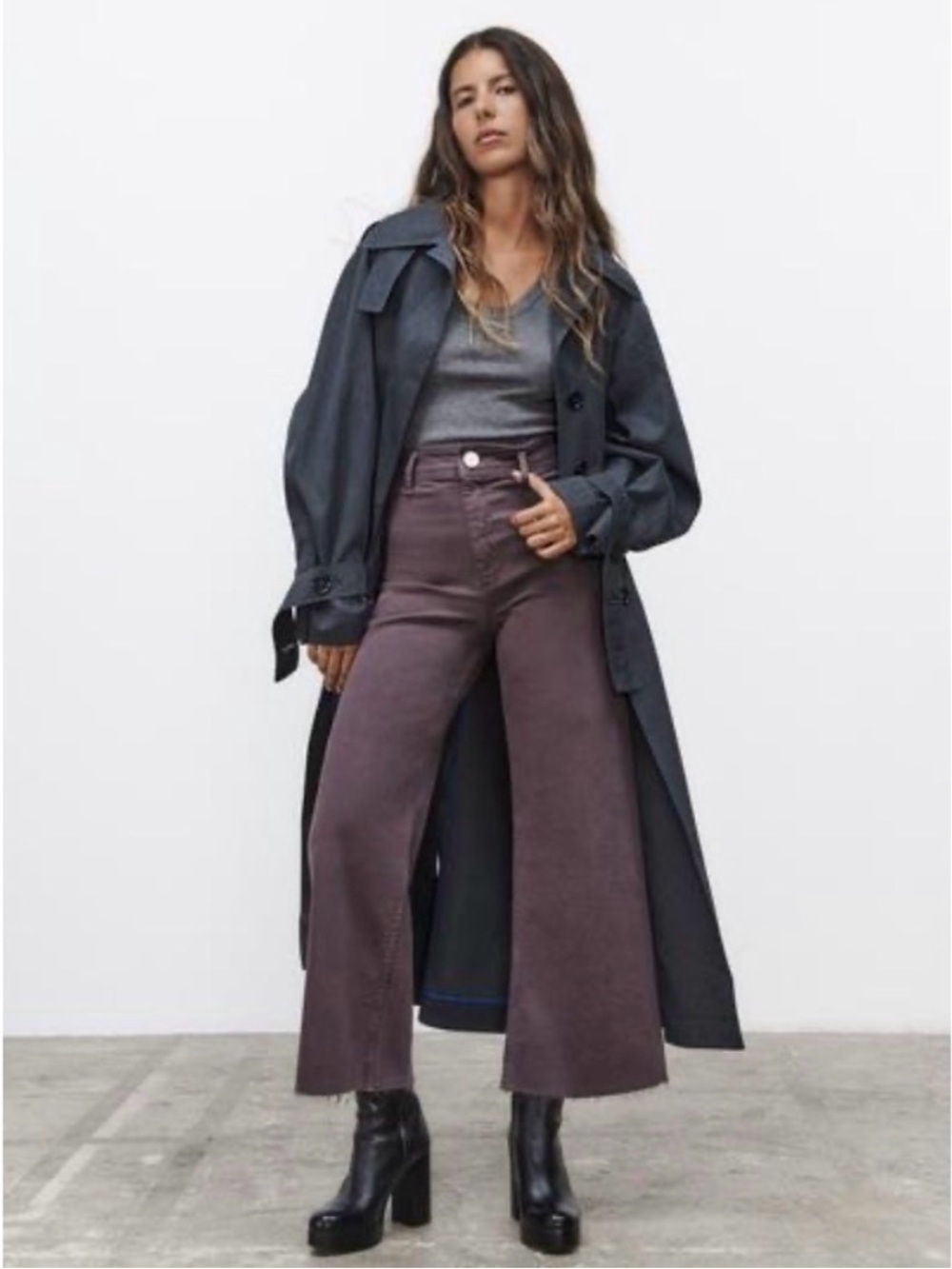 2 PAIRS OF ZARA MARINE LAYER PANTS SIZE US 8 - Picture 2 of 9